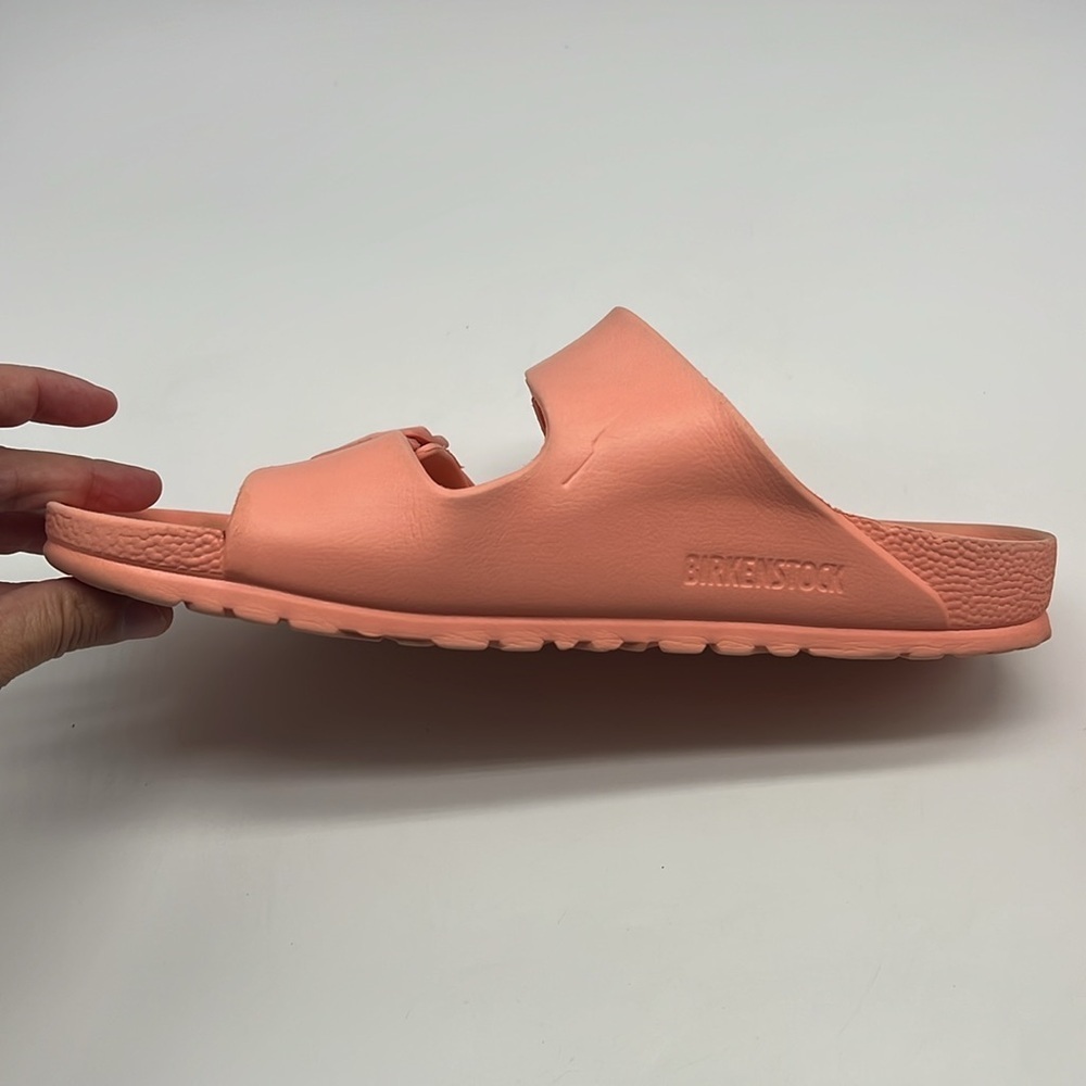 Birkenstock - Arizona Eva 2 Buckle Lightweight Coral Peach Slip On Sandal SZ 8 - Picture 7 of 15